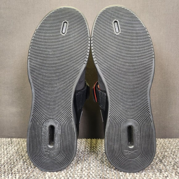 Reebok Legacy Lifter II Mens Size 8 Black Weightlifting Workout Fitness Shoes - Picture 7 of 15